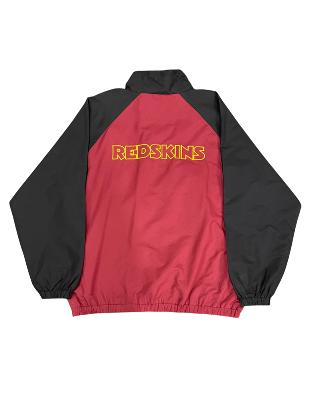 NFL Burgundy Washington Redskins Vintage Quarter-Zip Windbreaker