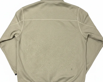Nike ACG Beige 1/4 Zip Textured Fleece Sweater