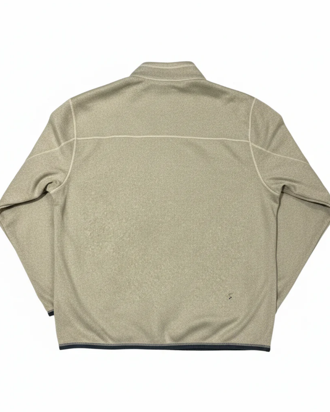 Nike ACG Beige 1/4 Zip Textured Fleece Sweater