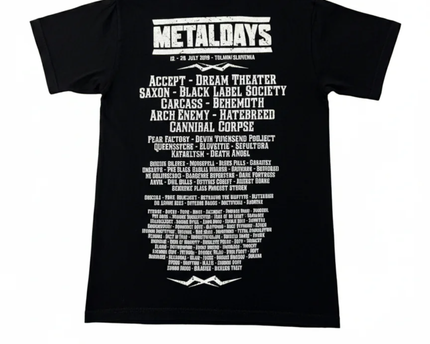 Fruit of the Loom Black MetalDays 2015 Band Tour Graphic Tee