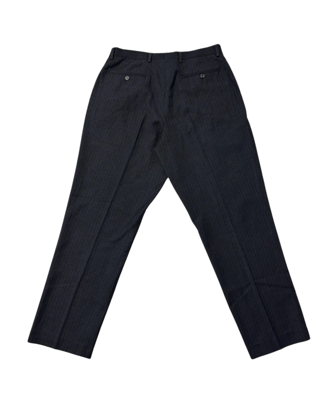Perry Ellis America Charcoal Pinstripe Dress Pants