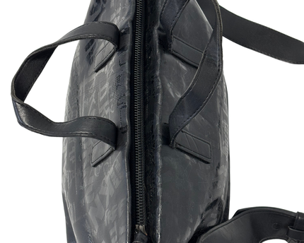 DKNY Tonal Graffiti Print Black Weekender Bag