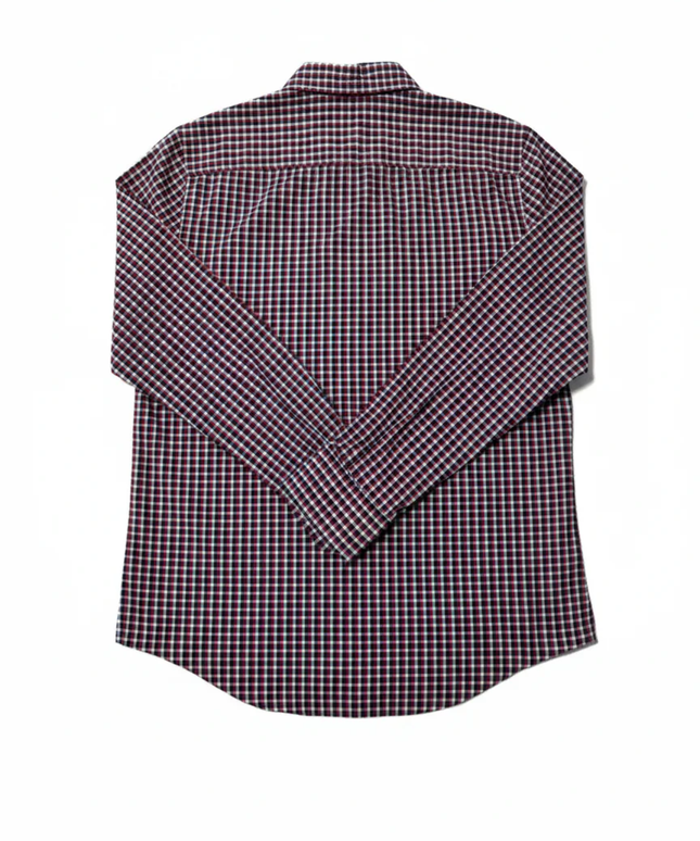 Tommy Hilfiger Red/Blue/White Gingham Check Slim Fit Shirt