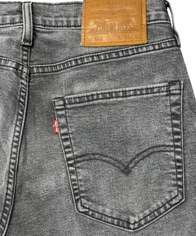 Levi's 512 Slim Taper Grey Premium Warm Jeans