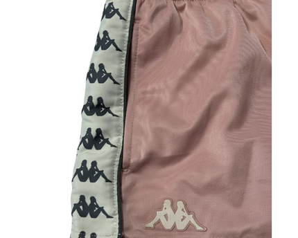 Kappa Pink Logo Tape Athletic Shorts