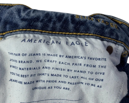 American Eagle Blue Slim Taper Ne(x)t Level Flex Jeans