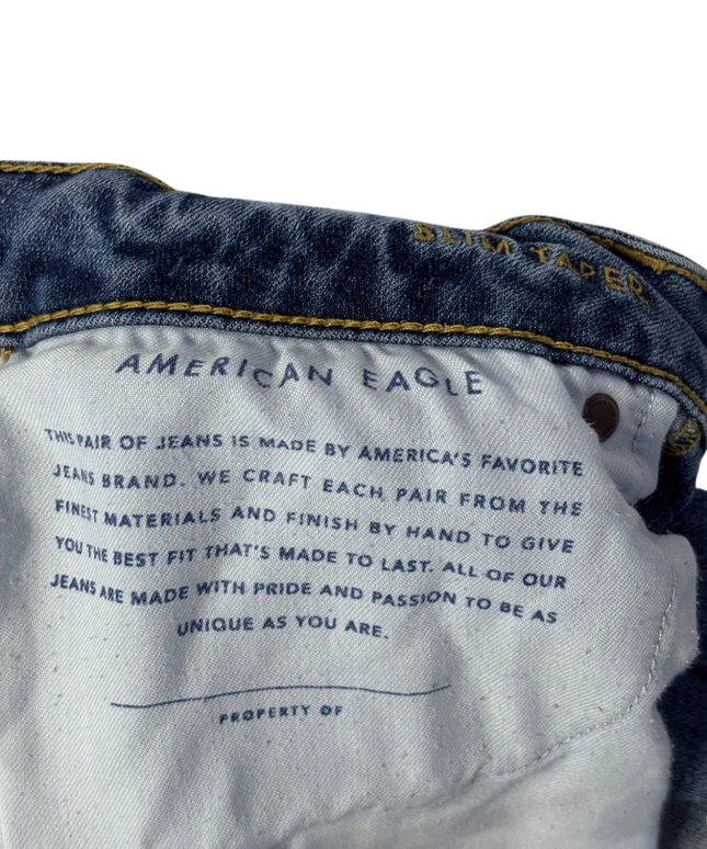 American Eagle Blue Slim Taper Ne(x)t Level Flex Jeans