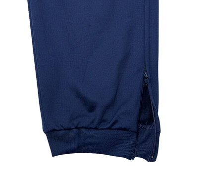 Adidas Navy Blue Three-Stripe Men's Track Pants