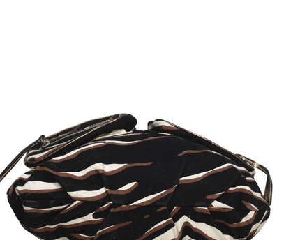 Guess Zebra Print Multi-Pocket Shoulder Bag