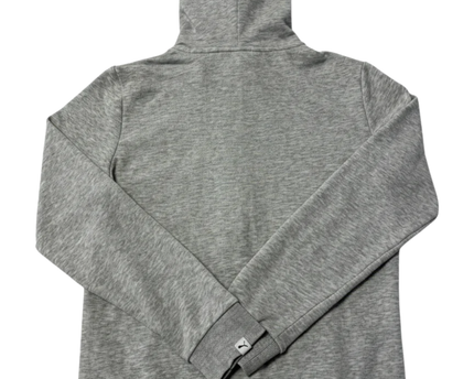 Puma Grey Full-Zip Athletic Hoodie