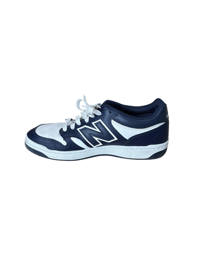 New Balance BB480 Retro Basketball Sneakers | Navy & White | EU 43