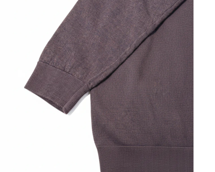 BOSS Purple Fine-Knit Crew Neck Sweater
