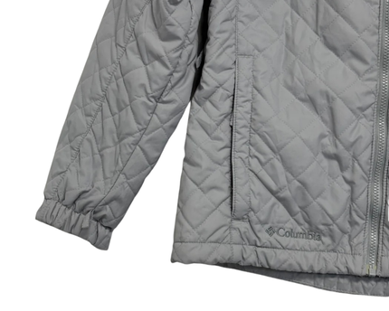 Columbia Grey Quilted Insulated Lightweight Jacket