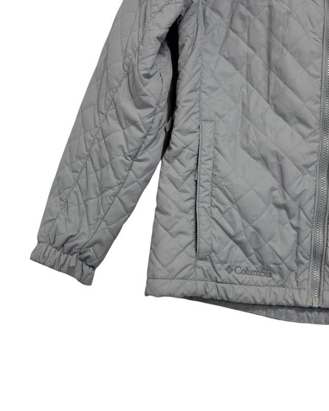Columbia Grey Quilted Insulated Lightweight Jacket