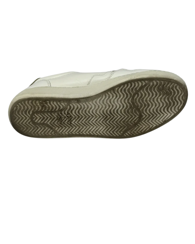 Sorbino White Leather Low-Top Men's Sneakers