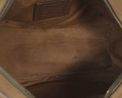 Coach Brown Saffiano Leather Satchel Bag