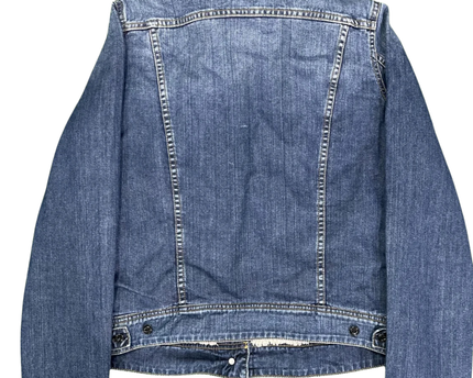 Lee Blue Denim Sherpa Collar Jacket