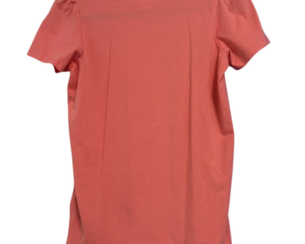 Tchibo Coral T-Shirt with Floral Print Accents
