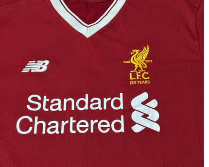 New Balance Red Liverpool FC 125 Years Anniversary ACTON 50 Jersey