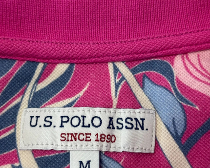U.S. Polo Assn. Pink Short Sleeve Polo Shirt