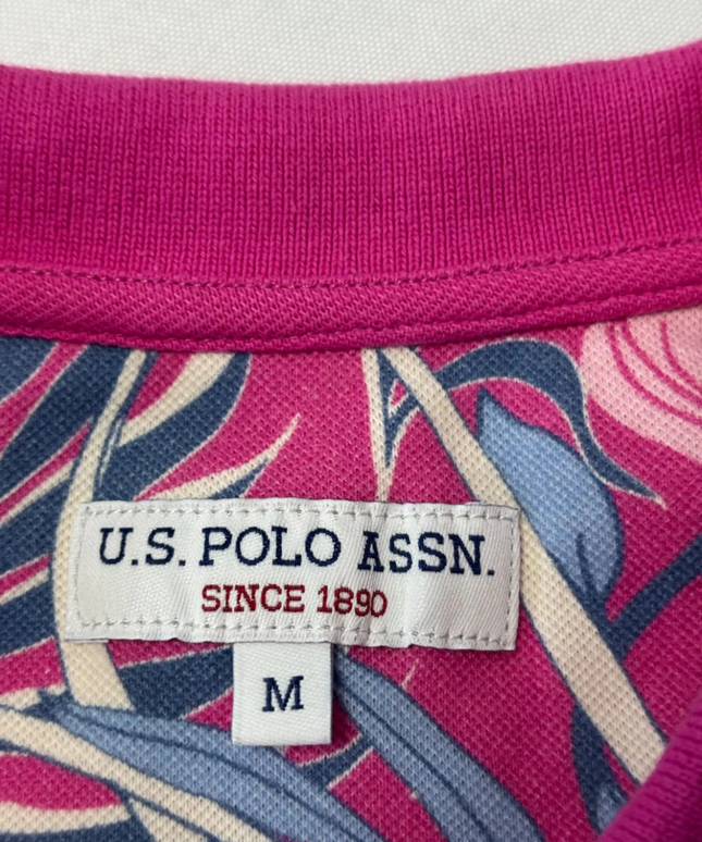 U.S. Polo Assn. Pink Short Sleeve Polo Shirt