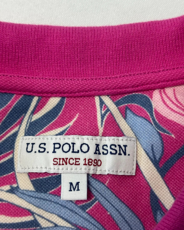 U.S. Polo Assn. Pink Short Sleeve Polo Shirt