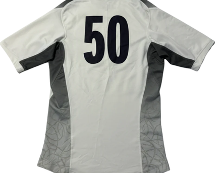 Nike White England Rugby O2 Authentic Home Jersey