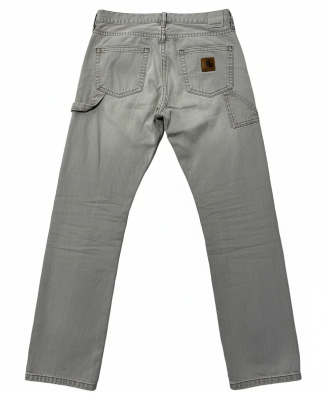 Carhartt Grey Slim Fit Cotton Pants