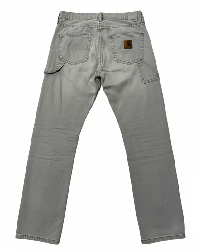 Carhartt Grey Slim Fit Cotton Pants