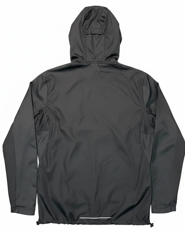 Adidas Black Running Hooded Windbreaker Jacket