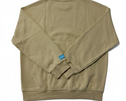 The Smurfs Beige Embroidered Graphic Sweatshirt