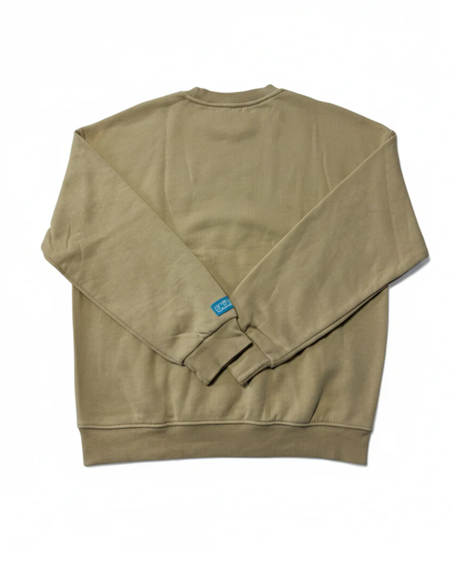 The Smurfs Beige Embroidered Graphic Sweatshirt