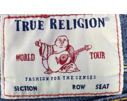 True Religion Blue Geno Relaxed Slim Fit Jeans