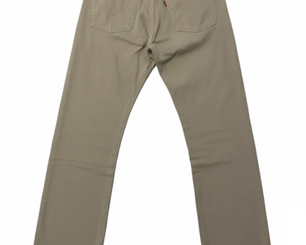 Levi's 551 Beige Vintage Straight Leg Button Fly Jeans