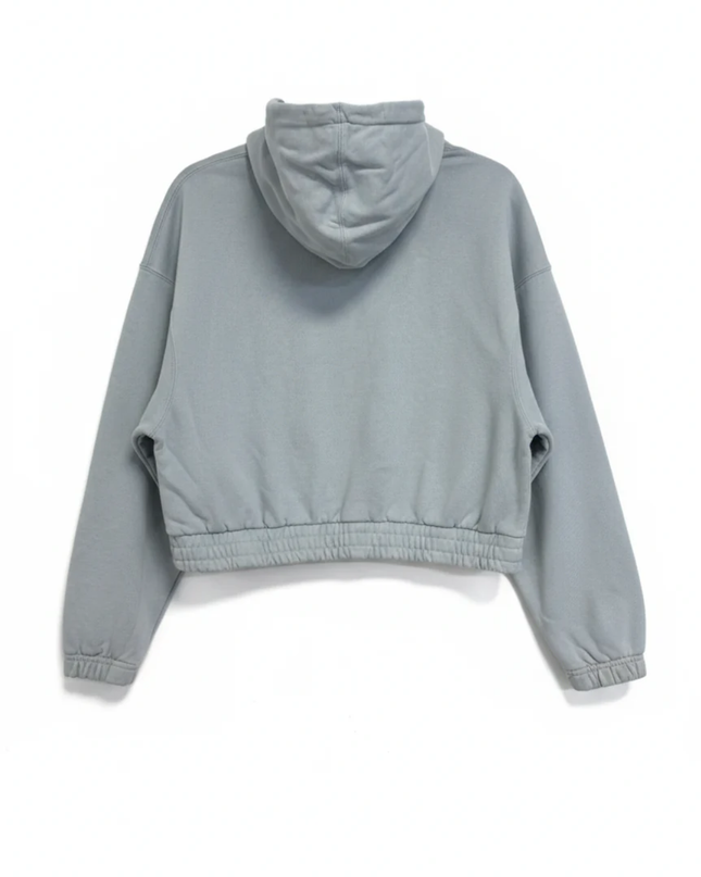 Jordan Light Blue Cropped Flight Hoodie