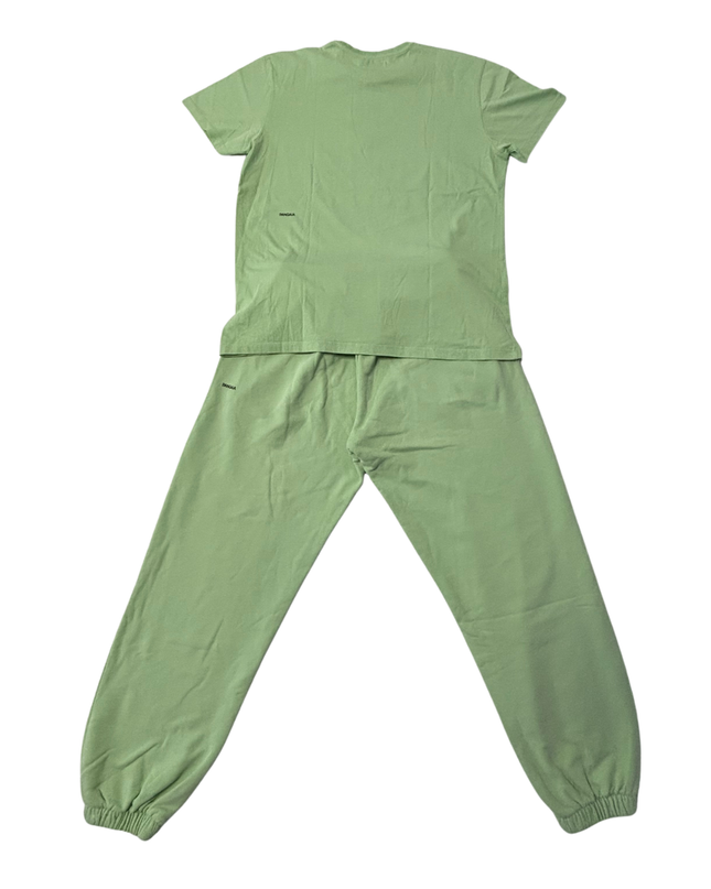 PANGAIA Green Organic Cotton T-Shirt and Joggers Set