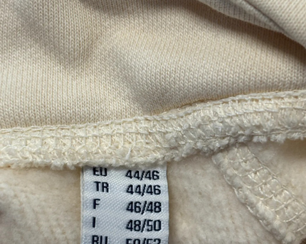 Tchibo Essentials Cream Mock Neck Snap-Front Jacket W/Tags