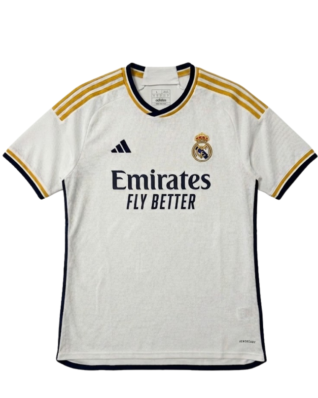 Adidas White Real Madrid 23/24 Home Jersey