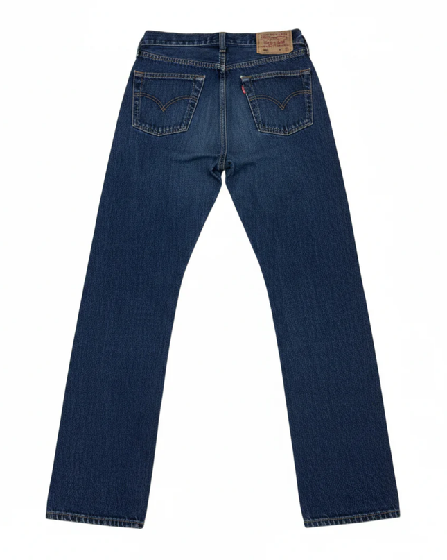 Levi's 501 Straight Leg Dark Blue Vintage Jeans