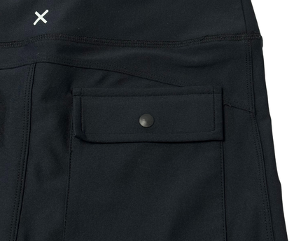 First Base Black Cargo Pocket Active Leggings