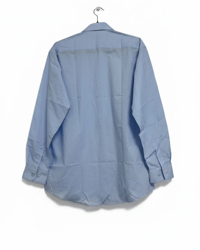 LORENZO CALVINO Light Blue Regular Fit Long Sleeve Shirt W/Tags