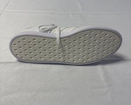 Adidas White Cloudfoam Plus Three-Stripes Sneakers