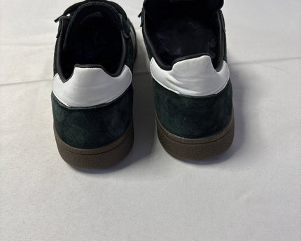 Adidas Black Three-Stripes Suede Sneakers