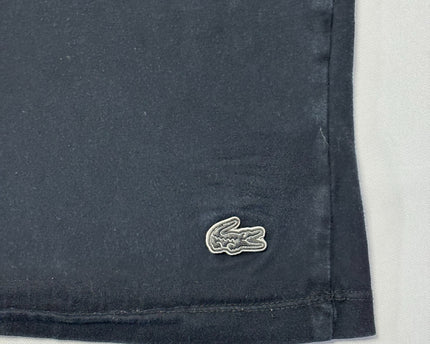 Lacoste Black Slim Fit Abstract Logo Print Graphic T-Shirt