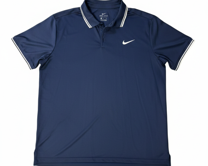 Nike Navy Blue Dri-FIT Performance Sports Polo