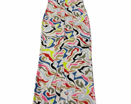 Forever 21 Abstract Multi-Color Marble Print Maxi Dress