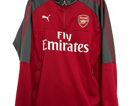 Puma Arsenal FC Fly Emirates 1/4 Zip Red Training Top