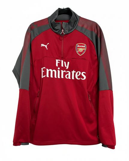 Puma Arsenal FC Fly Emirates 1/4 Zip Red Training Top