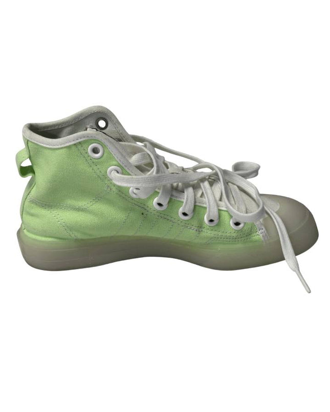 Adidas Green/Purple Nizza Hi Sneakers