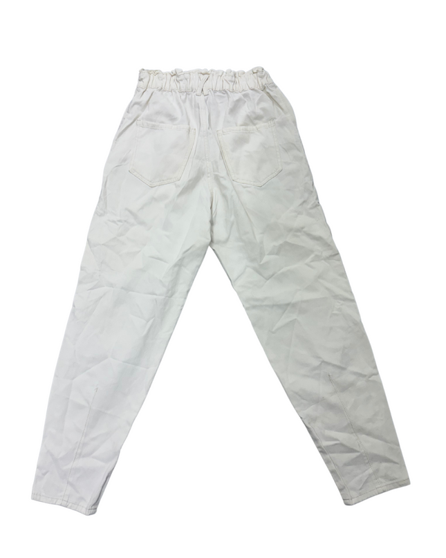 Stradivarius  White Jeans - S | Waist: 26